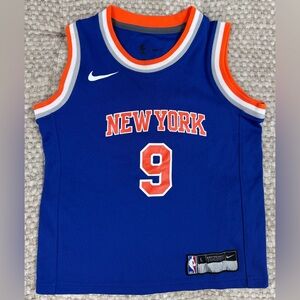 Boy's Nike NBA Basketball Jersey New York Knicks Barrett Size 7